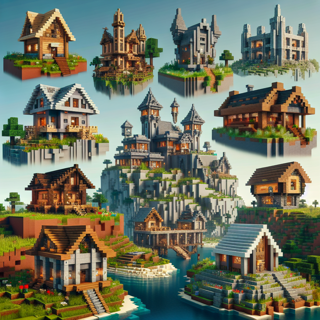 10 Desain Rumah Minecraft Kreatif untuk Memperindah Dunia Anda